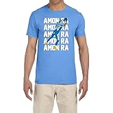 Blue Detroit Amon-Ra St Brown Text Pic T-Shirt