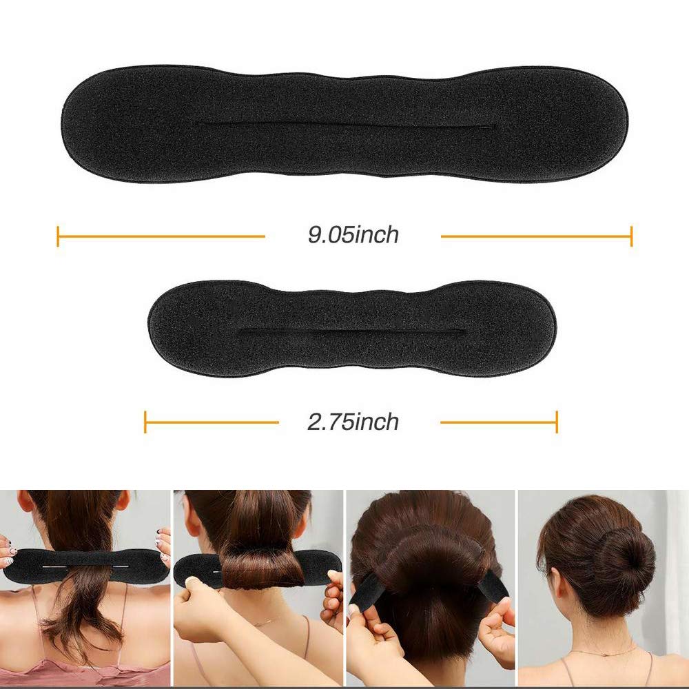 STSUNEU 40Pcs Hair Styling Set, Hair Braiding Tool Hair Design Styling Tools Kit Magic Simple Fast Spiral DIY Hair Bun & Crown Shapers Accessories for Girls: Beauty