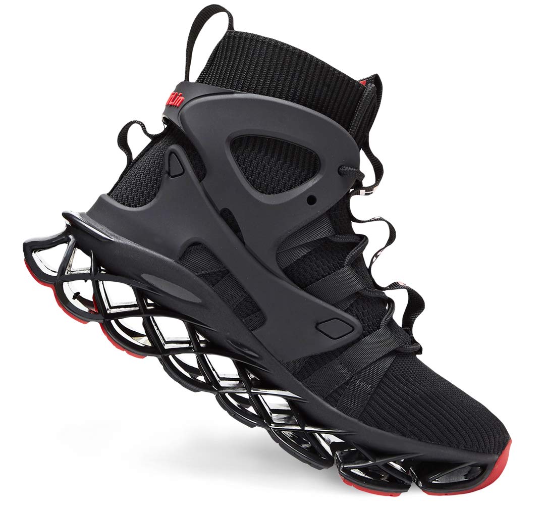 Hello MrLin Men's Running Shoes Non Slip Athletic Tennis Walking Blade Type Sneakers Hip Hop