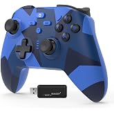 BETMI Wireless Controller Compatible with Xbox (Blue) | Macro Programmable/Turbo/Remappable/Dual Vibration/with Adapter, 2.4GHz Gamepad Compatible with Xbox One, Xbox Series X/S, PC