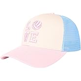 InnoBeta Volleyball Gifts for Girls Women Hat Cap, Funny Adjustable Circumference 56–60cm Embroidered Trucker Hat for Volleyball Lovers, Team, Players on Senior Night, Birthday, Christmas