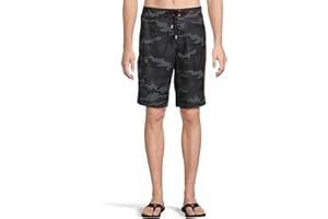 O'NEILL Men's 21 Inch Geo Print Boardshorts - Water Resistant Swim Trunks for Men with Quick Dry Stretch Fabric and Pockets