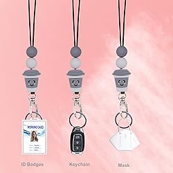 BIHRTC Badge Lanyards Cute Teacher Lanyards for Id
