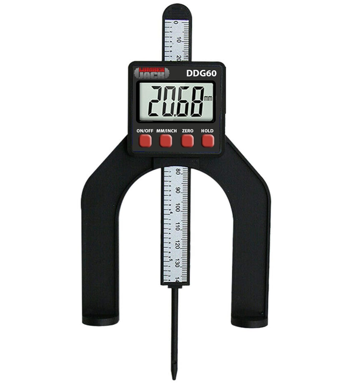 LCD Digital Height Depth Gauge Electronic Caliper Ruler Tool 0