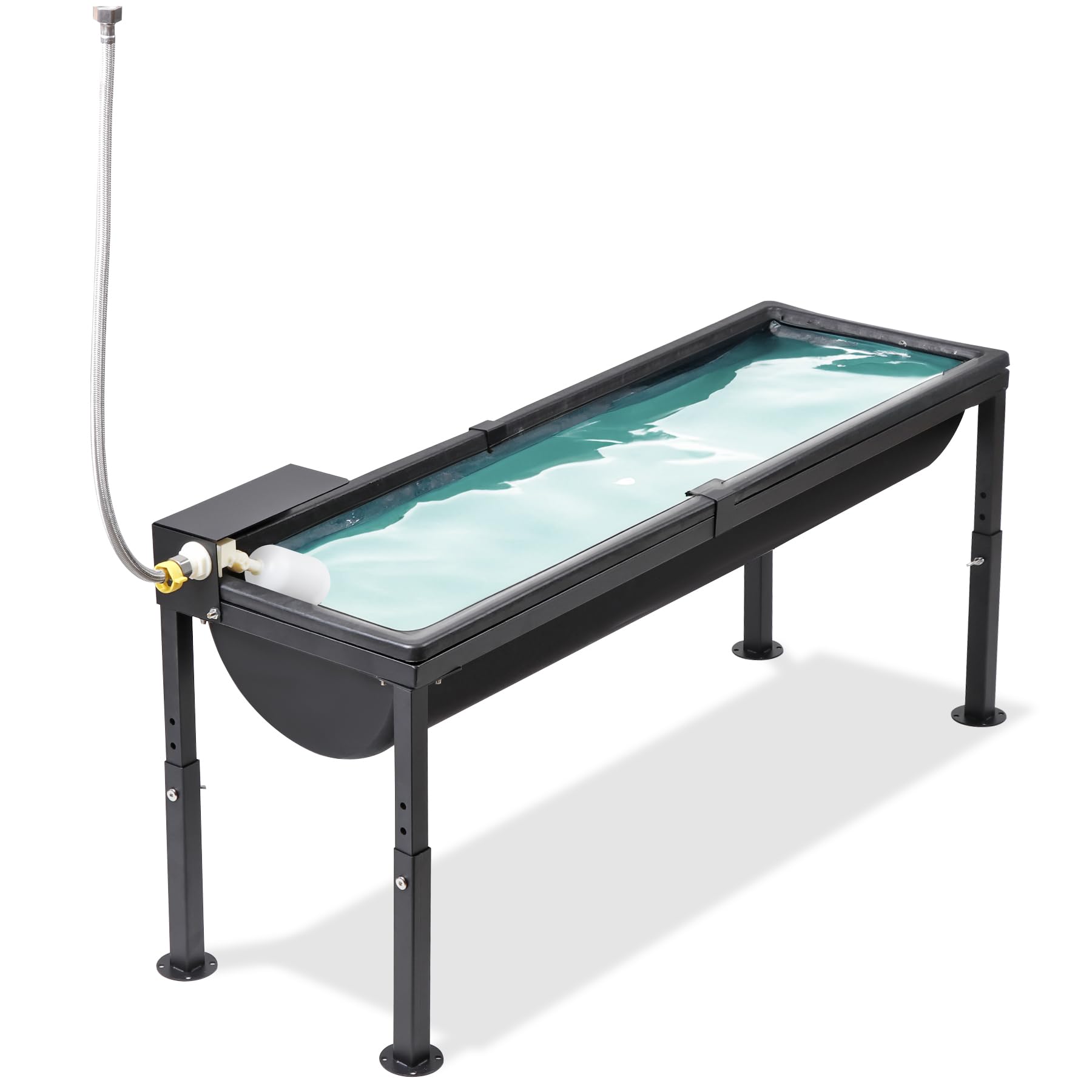 Photo 1 of **PARTS ONLY***BUYYAH 11 Gallon Automatic Water Trough, Horse Drinking Water Tank with Adjustable Stand, Automatic Water Dispenser with Float Valve, Easy to Assemble, Feeding Goat, Sheep, Horse, Chicken in Farm