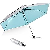 G4Free 43 Inch Travel Umbrella Ultralight UPF 50+ UV Protection Compact Sun Umbrella, Double Canopy Super Slim Small Portable Automatic Anti-bounce Close