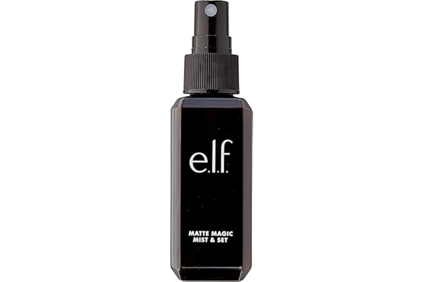 e.l.f. Matte Magic Mist & Set - Small, Lightweight, Long Lasting, Mattifying, Revitalizes, Controls Shine, Refreshes, Hydrate