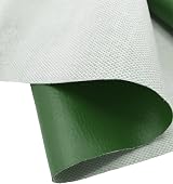 A-Express Grained Faux Leather Fabric Forest Green 50cm x 140cm 0.8mm view 4