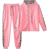 amropi Women's 2 Piece Tracksuit Sweatsuits Sets Hoodie Sweatshirt and Jogging Sweatpants Suit