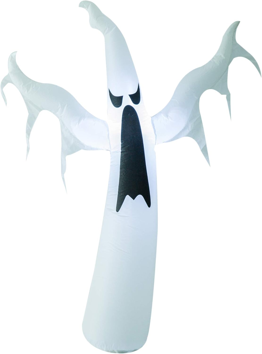 HOMCOM Halloween Mumie Dekoration - Mit Leuchtenden Augen & Heul-Geräusch