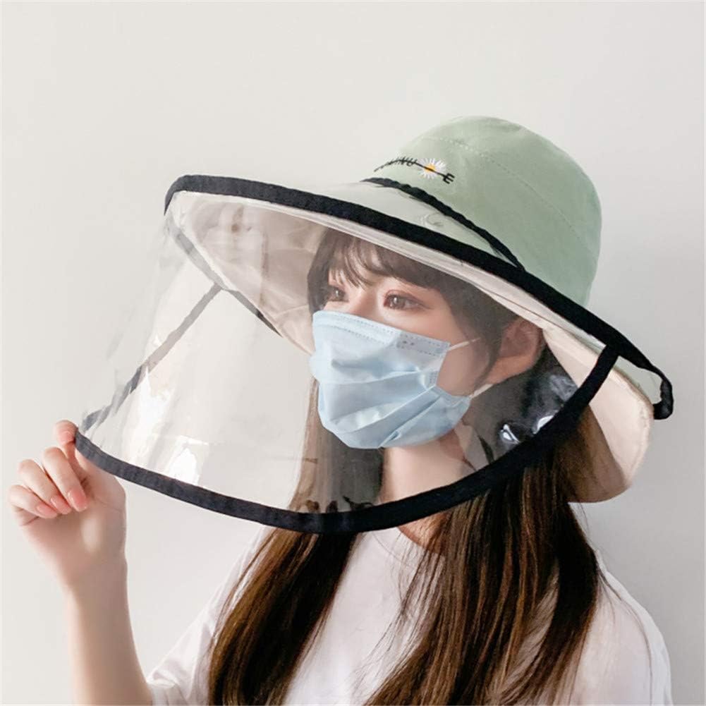 A Hat That Can Be Worn on Both Sides, Face Shield, Fisherman Hat with Anti Saliva Splash Face Guard Cover Outdoor Hat, Dustproof Windproof Sand Windshield Hat for Adults, Women, Men