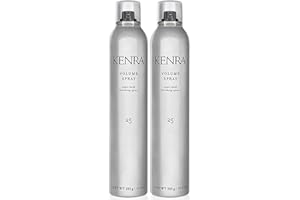 Kenra Volume Spray 25 50% Super Hold Finishing & Styling Hairspray Flake-free & Fast-drying Wind & Humidity Resistance All Hair Types 10 oz (2-Pack)