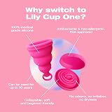Intimina Lily Cup One - Collapsible Menstrual Cup for Beginners view 3