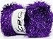 Large 100 gram skein Purple Eyelash Dazzle Ice Metallic Eyelash Yarn