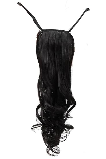 Amazon Com Awesome 18 Inch 45cm Curly Natural Black Binding Tie