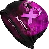 Butterfly Pattern Beanie Chemo Hat Cancer Headwear Knitted Hats Baggy Slouchy Scarf Cap for Adults Women Men