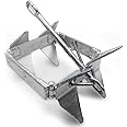 Anchor-Man Boat Slide Box Anchors, 100% Hot Dipped Galvanized Foldable Sliding Cube Anchor Suitable for 23 to 40ft Offshore Sport Boats, Pontoon Boats (13 lbs / 19 lbs / 25 lbs)