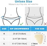 Tenbon Hernia Belt for Men and Women Adjustable Inguinal Support Black M view 6