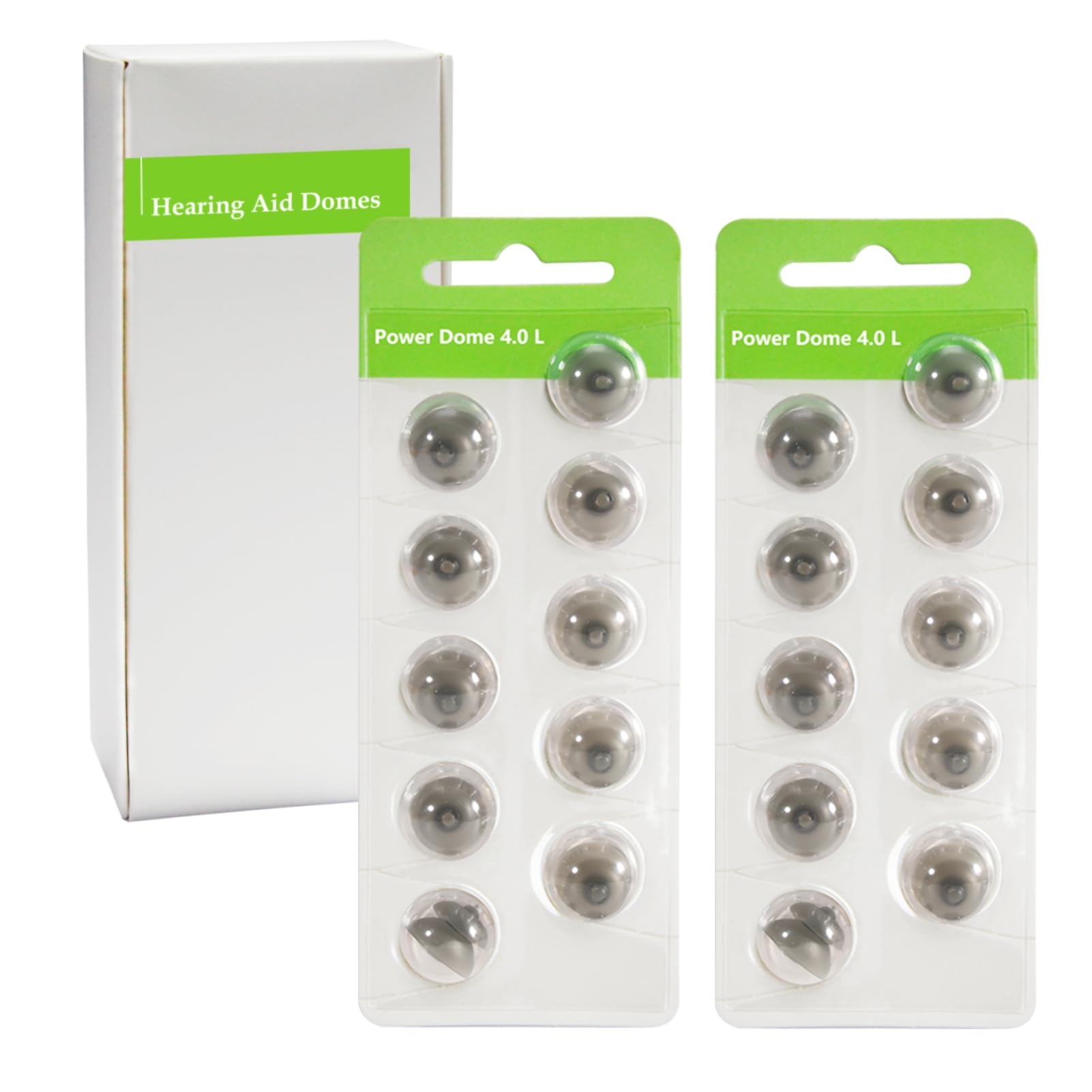 Hearing Aid Domes for Phonak Replacements, Phonak Hearing Aid Domes (Phonak Open Domes Large Size / 2 Packs）, Universal Domes for Phonak Hearing Aid Accessories.