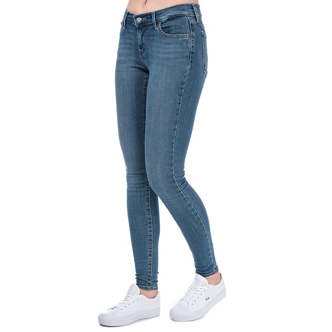 Levi S Womens 710 Super Skinny Jeans In Indigo Splash Levis
