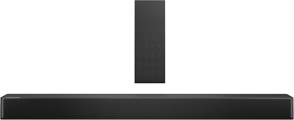 Hisense HS2100 2.1 Channel Soundbar 240W Dolby Audio DTS Virtual:X Ultra-slim