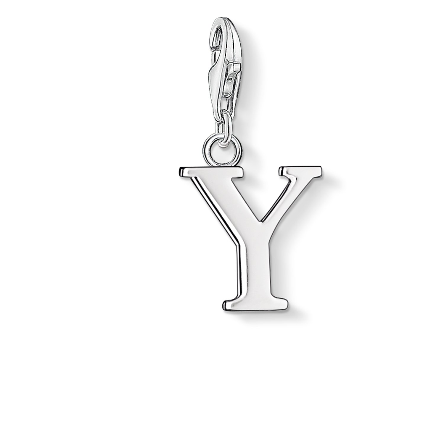 Thomas Sabo Women Charm Pendant Letter A-Z Charm Club Silver 925 Sterling Silver, Letter Y โ image 1