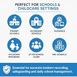 Cherry Printers Carbonless NCR School Accident Book A5 50 Sets 2 Pack view 5