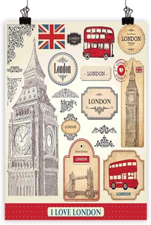 Amazon Com London Modern Frameless Painting Conventional British