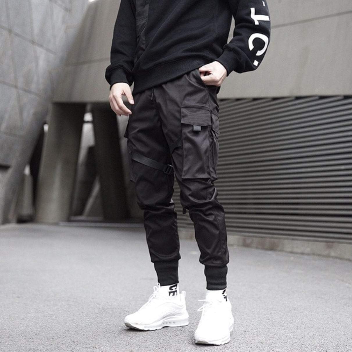 block pocket cargo pants