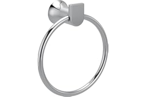 Moen Genta LX Chrome Modern Wall Mount Bathroom Hand Towel Ring, BH3885CH