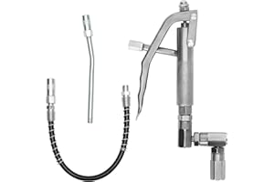 Control Handle Valve - Designed specifically for grease pumps, heavy-duty high pressure 7500PSI, 1/4 inch thread, 18 inch fle