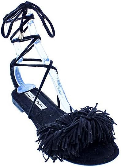 strap up the leg flat sandals