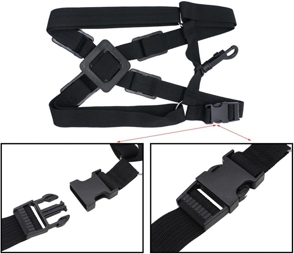 Sax Shoulder Strap Adjustable Alto Tenor Soprano Sax Saxophone Harness Chest Shoulder Strap Belt Nylon with Hook - Image 5