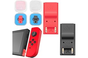 DEDODA 2 Pack RCM Jig Clip Short for RCM Loader Jig Short Circuit Tools for Switch Recovery Mode Short Circuit Tools Connector for NS Recovery Mode Power Tool Accessory Jigs With Box (Red + Black)