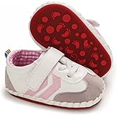 HsdsBebe Baby Boys Girls Pu Leather Hard Bottom Walking Sneakers Toddler Rubber Sole First Walkers Infant Cartoon Slippers Crib Shoes