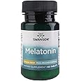 Swanson Dual-Release Melatonin - Sleep Schedule Supplement- (60 Tablets, 3mg Each)