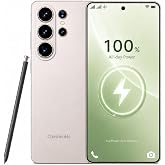 ChashenHa I26 Ultra 5G Android Phone,System 16 Smartphone,16+512GB Storage,6.9" Size,120Hz HD Display,68MP Ultra-Wide,Facial Recognition,Built-in Pen,Durable Battery,Dual SIM-Gold