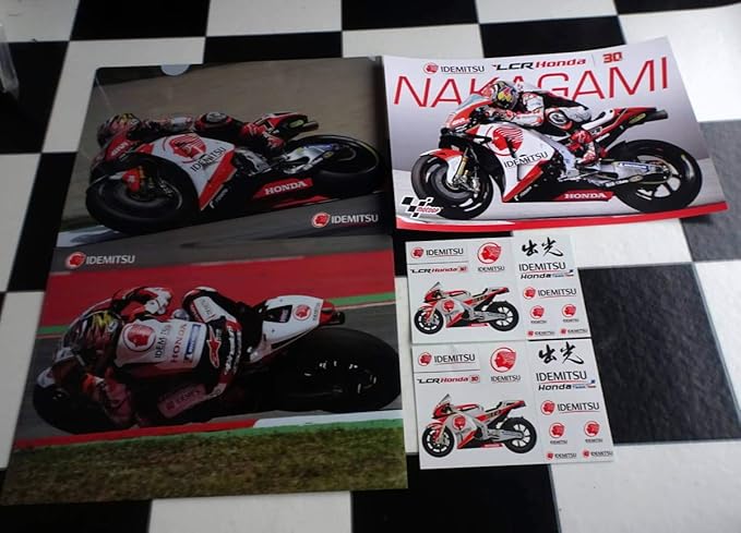 Amazon Motogp Lcr Honda Idemitsu 30 中上貴晶 クリアファイル ステッカー 各2点 ポスター 合計5点 セット 出光 ホンダ Hrc Rc213 アニメ 萌えグッズ 通販