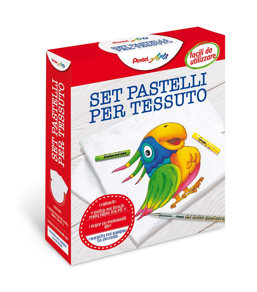 Pentel PTS Pastel Kit for Fabric and T-Shirt Baby