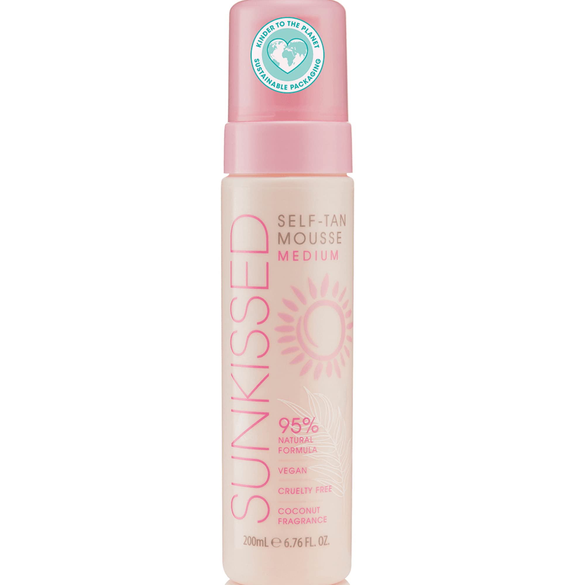 Sunkissed Self-Tan Medium Mousse 200ml 2 Pack