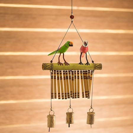 ExclusiveLane Hanging Wind Chimes Wall Hanging, Wall D