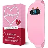 Portable Heating Pad for Period Cramps: FSA HSA Eligible Cordless Menstrual Heating Pad with 6 Heat Levels and 6 Massage Mode
