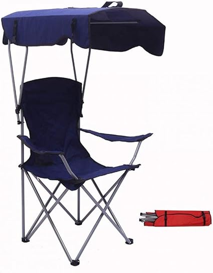 beach chair with canopy and footrest
