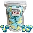 Freeze-Dried Candy Salt Water Taffy 2 oz - Cut To Bite Sized Pieces - Ships In Box - Deliciously Crunchy, Intense Flavor, Lightweight Snack (Passionfruit)