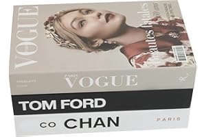 TOP CLADD Coffee Table Decorative Books for Home Decor, Fake Books for Decoration, Aesthetic Bookshelf Decor for Living Room Office Bedroom, 3 Piece