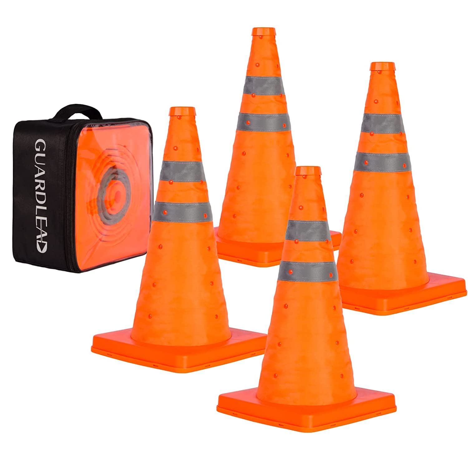 Folding Cone Warning Cone / Traffic Cone Sign / Foldable Warning Cone Safety Pilone Safety Cone Multipurpose Popup Reflective Safety Cone