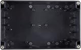 Therpin ABS Project Junction Box Enclosure Waterproof IP65 Black 200x120x75mm view 9