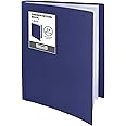 Dunwell Binder with Plastic Sleeves 24-Pocket, (Blue) Presentation Book, 8.5 x 11 Portfolio Folder with Clear Sheet Protectors, Displays 48 Pages of Documents, Certificates, Keepsakes