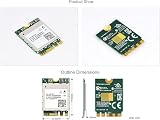 Waveshare WiFi 5 Dual-Band M.2 A/E Key Wireless NIC Bluetooth 5.0 RTL8822CE view 7