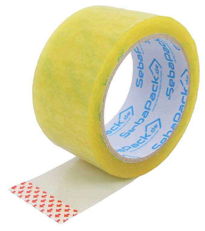 Monta Pack 315 Klebeband – 6 Rollen, 50 Mm X 66 M, Transparent, Für Mittlere Bis Schwere Kartons